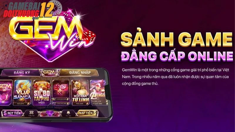 Giới thiệu cổng game Gemwin